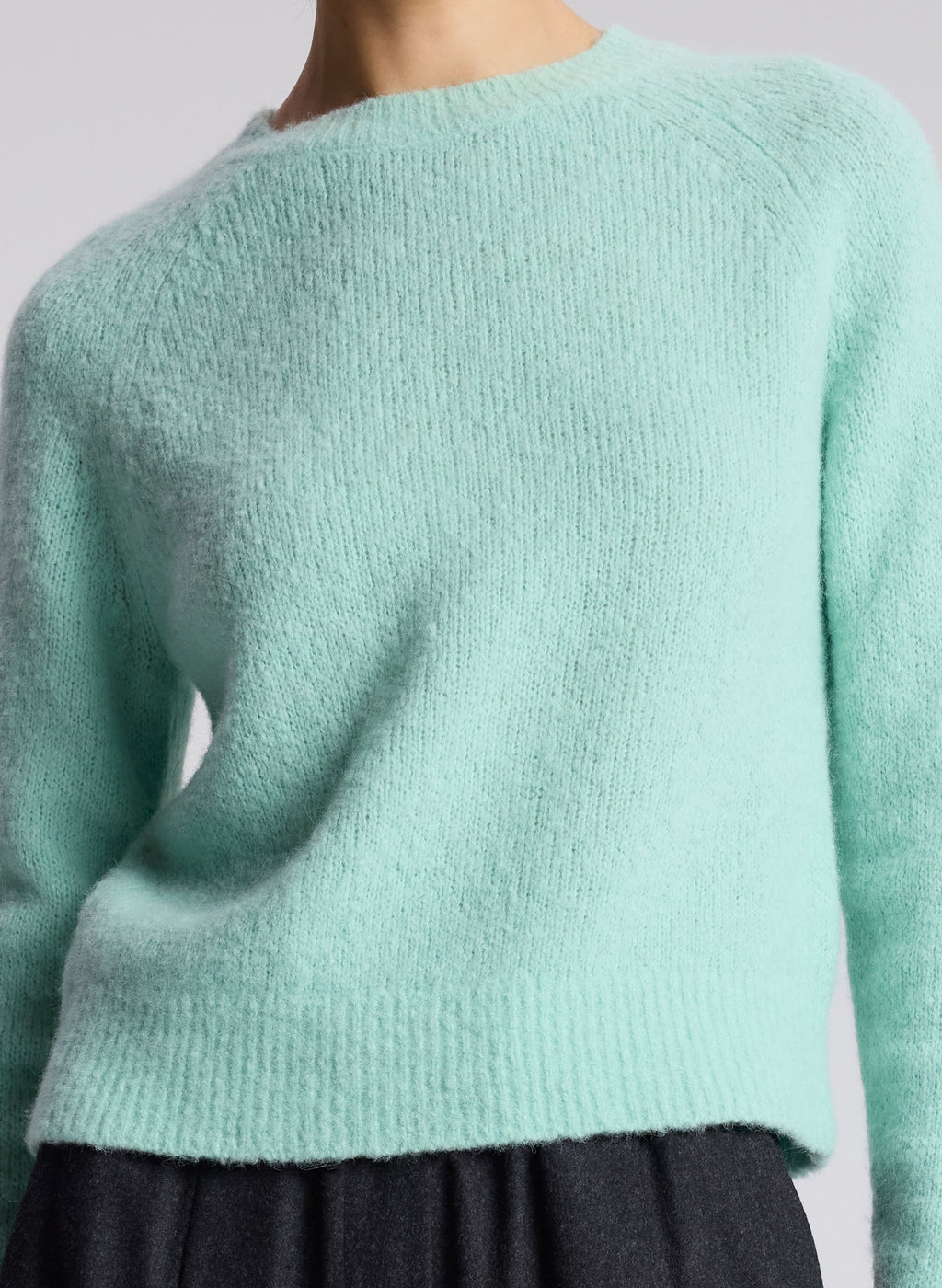 Frankie Wool Cashmere Crew Neck Sweater