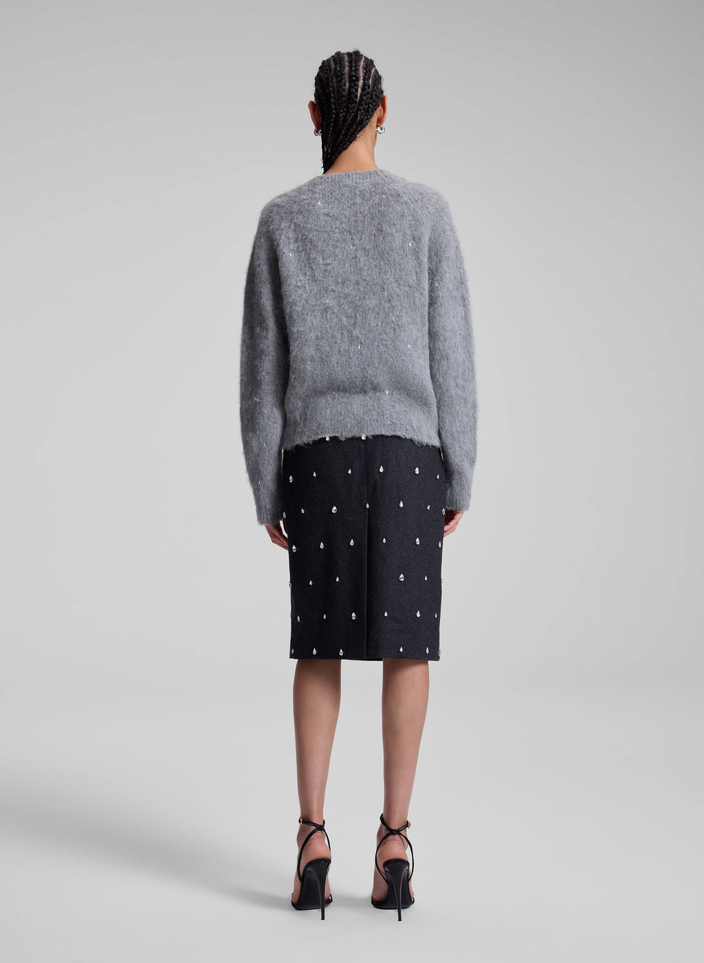 Frankie Wool Cashmere Embellished Sweater