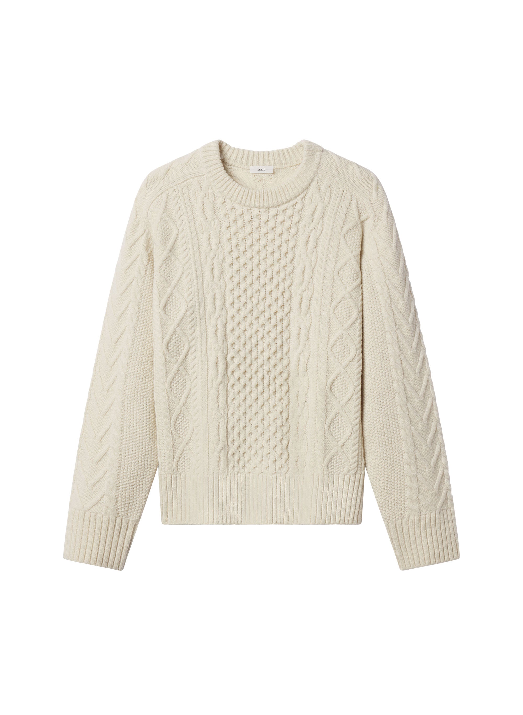Kyra Merino Cable Knit Sweater