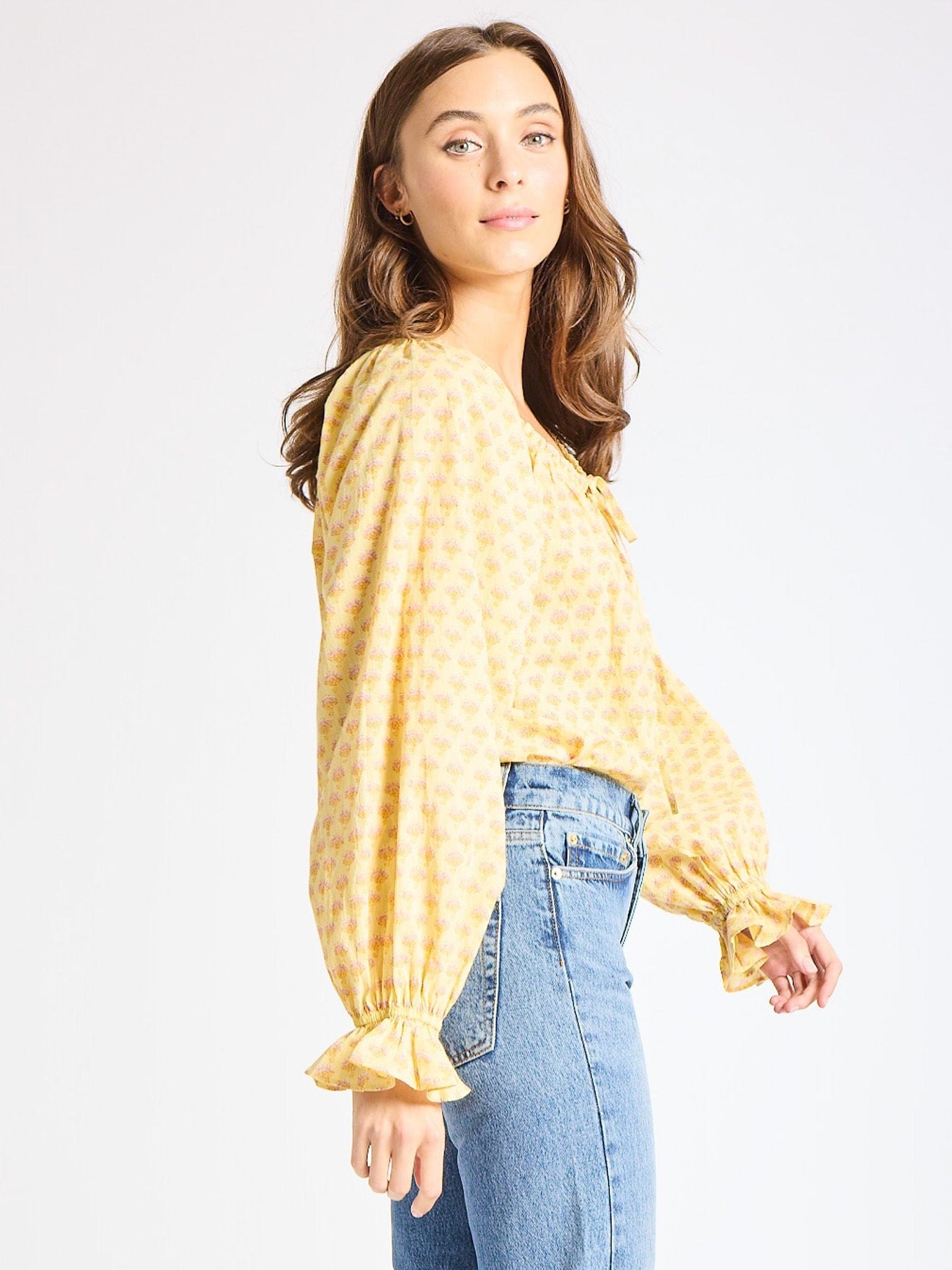 Ada Top in Buttercup