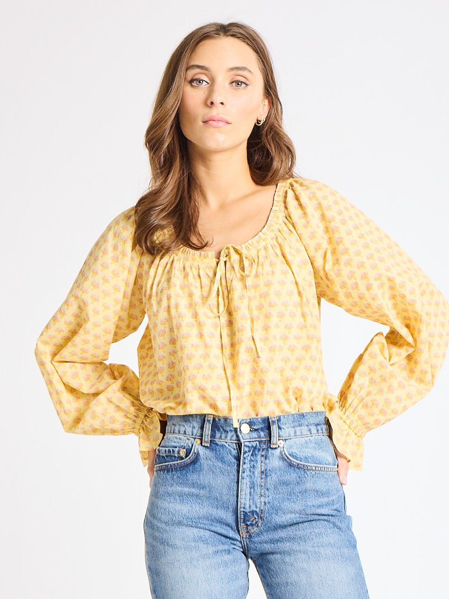 Ada Top in Buttercup