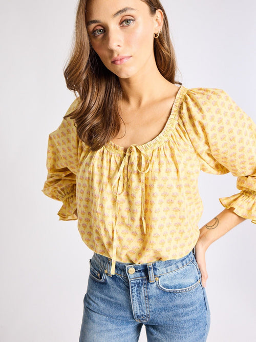 Ada Top in Buttercup