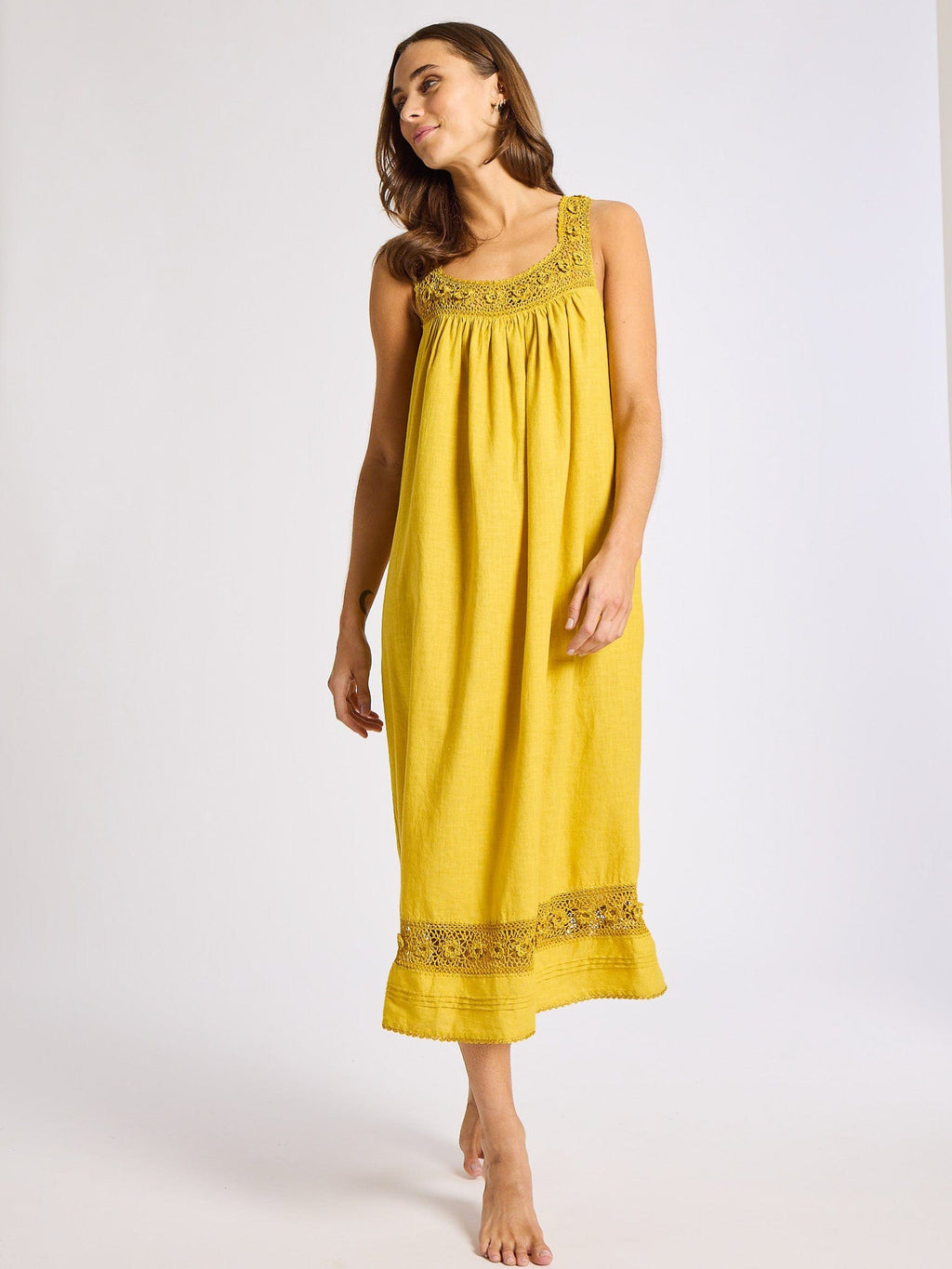 Adelia Dress in Marigold