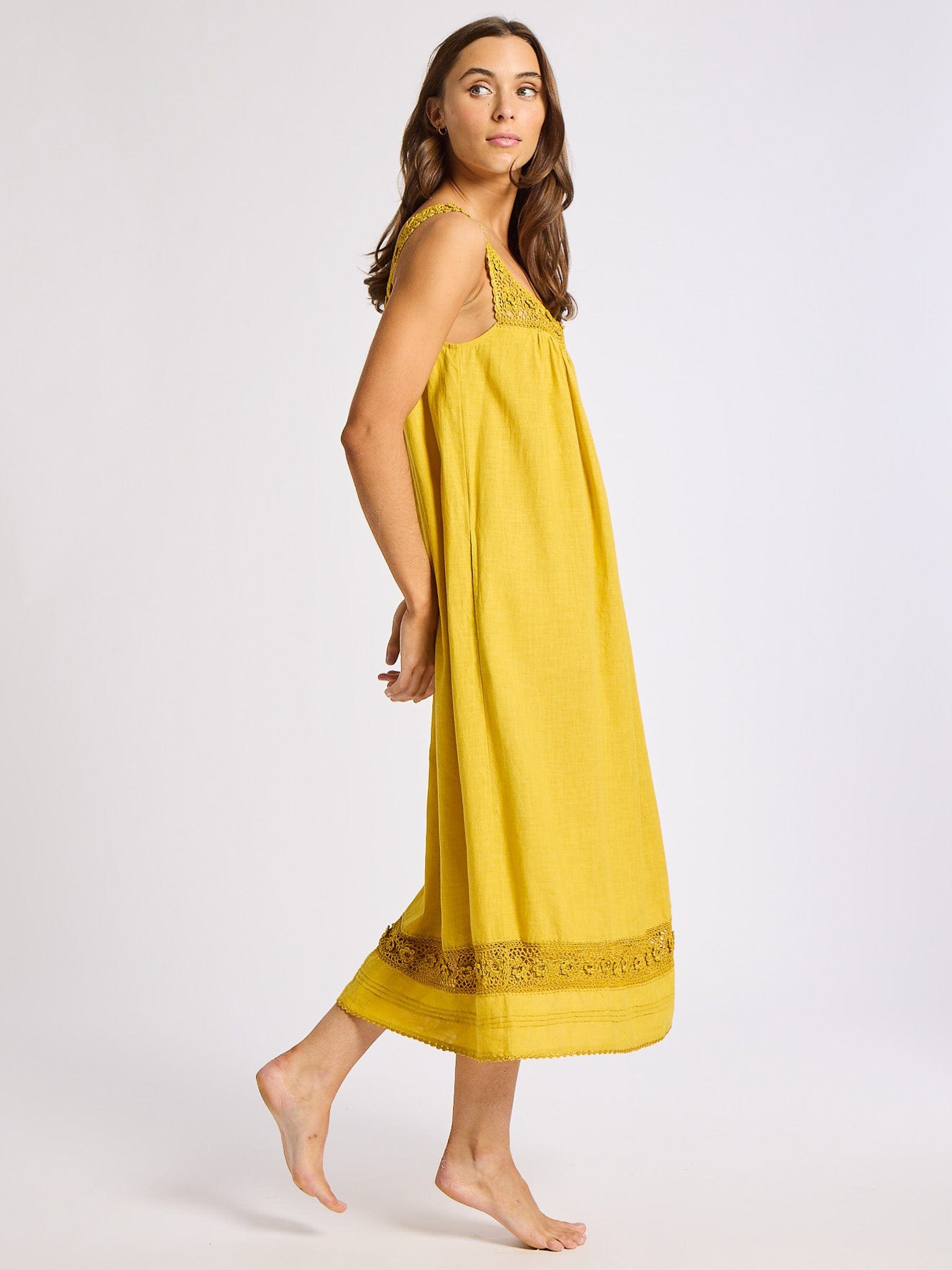 Adelia Dress in Marigold