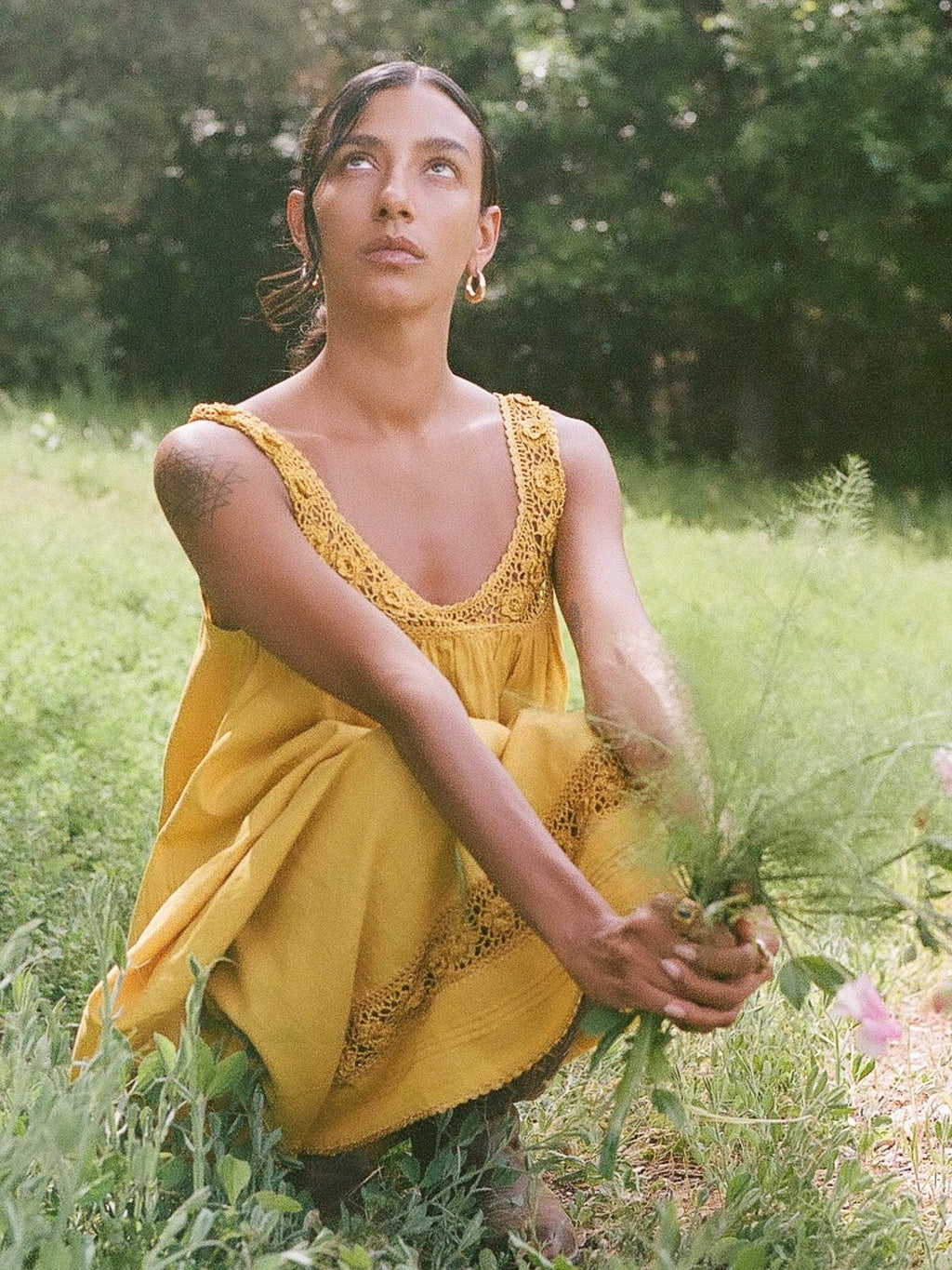 Adelia Dress in Marigold