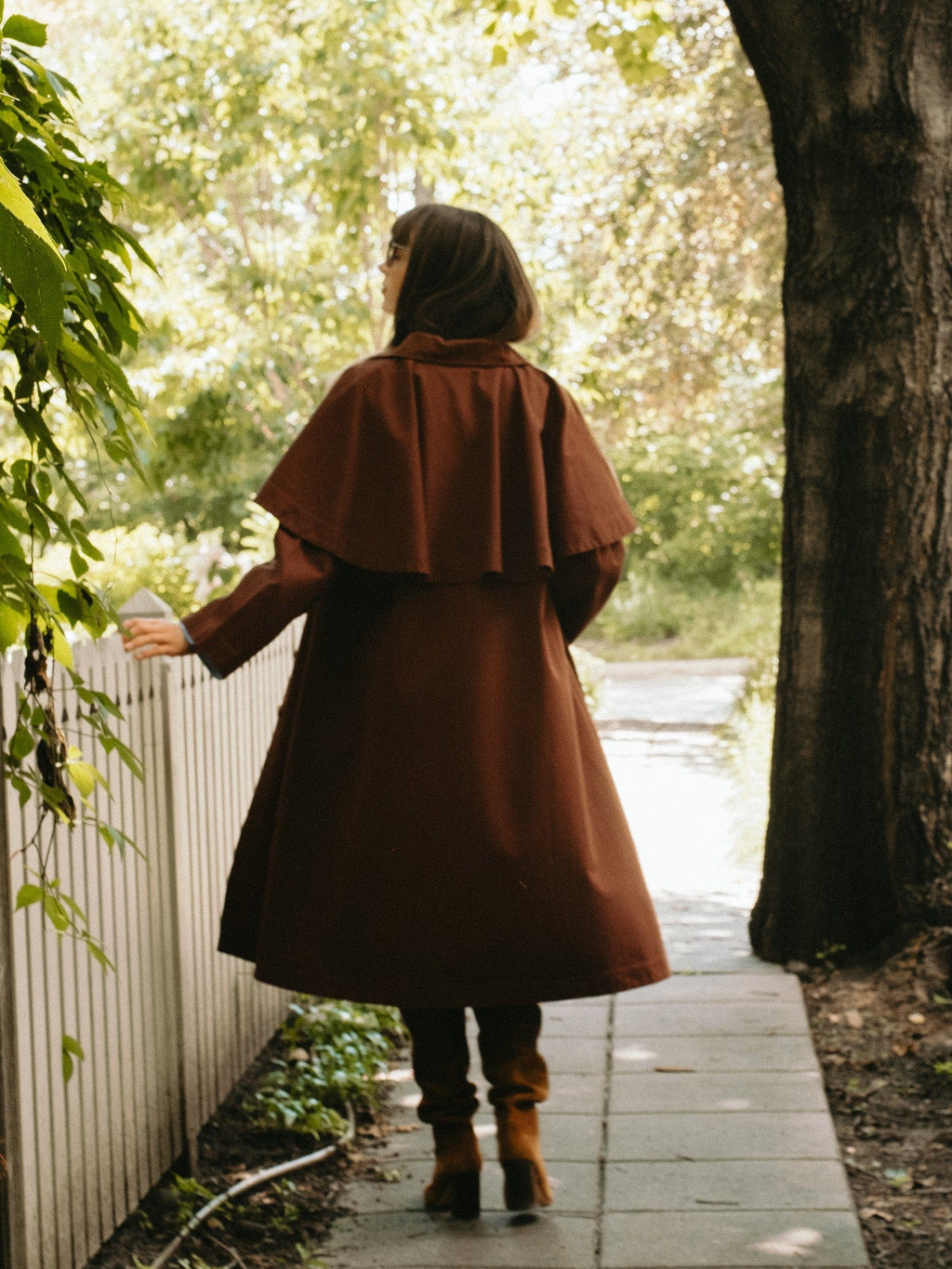 Alina Coat in Chocolate