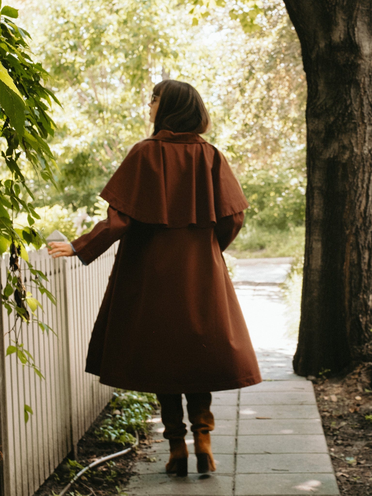 Alina Coat in Chocolate