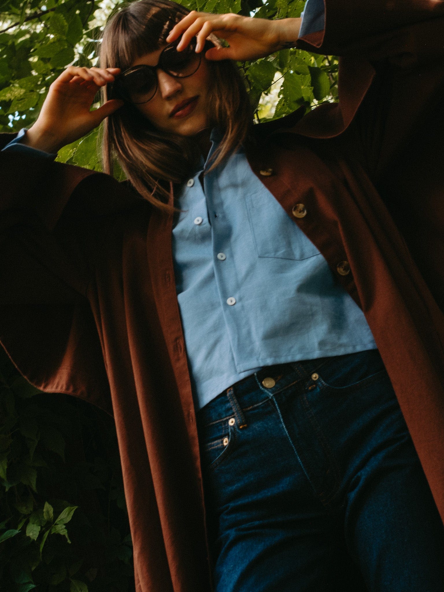 Alina Coat in Chocolate