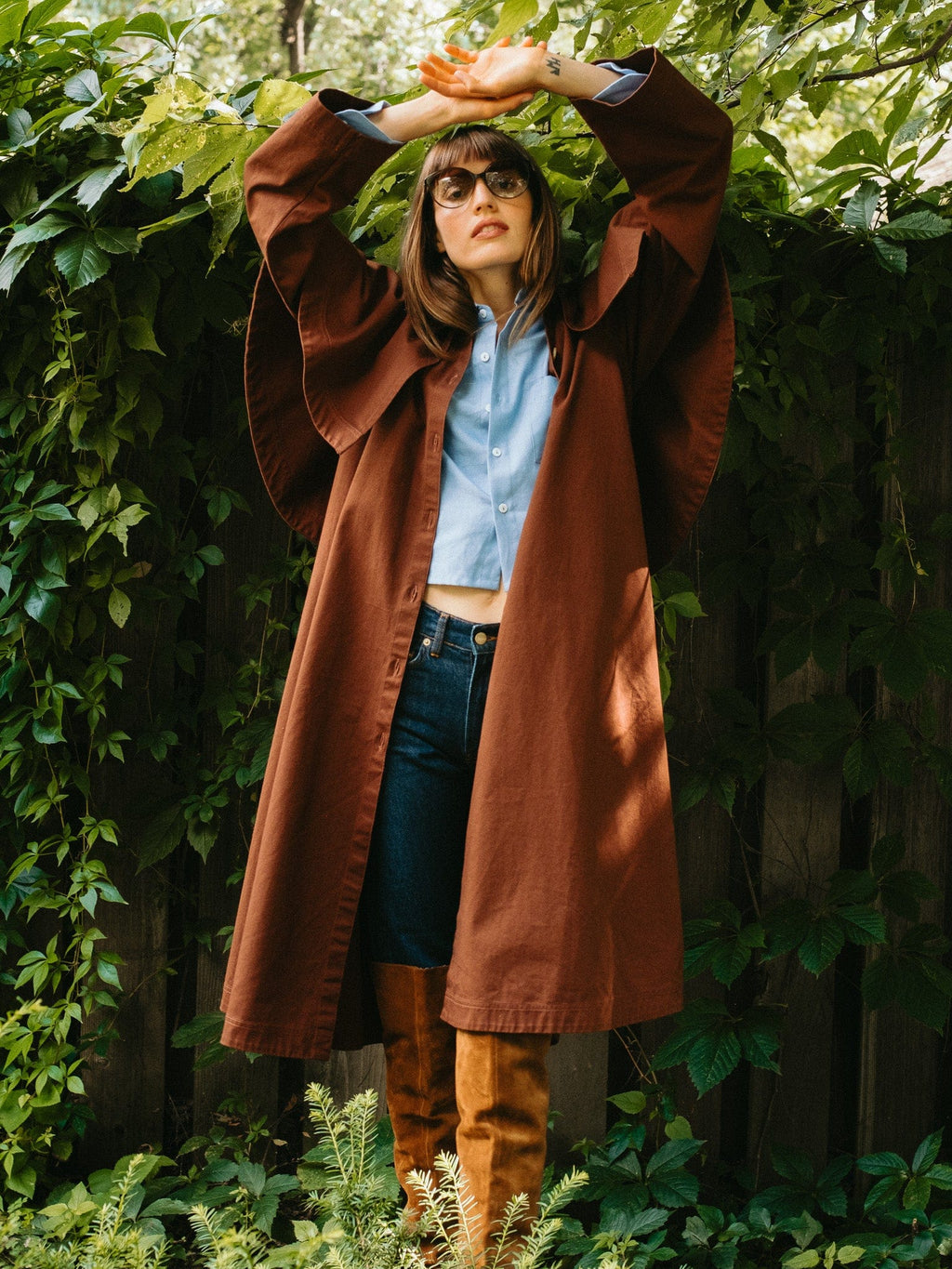 Alina Coat in Chocolate
