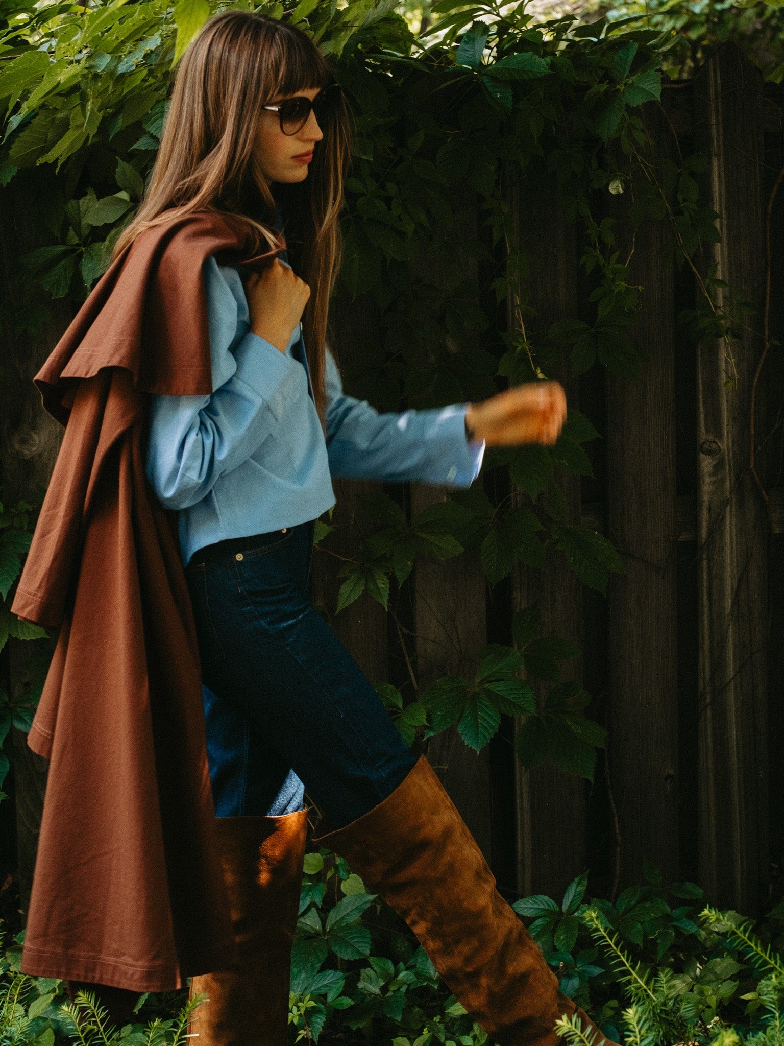 Alina Coat in Chocolate