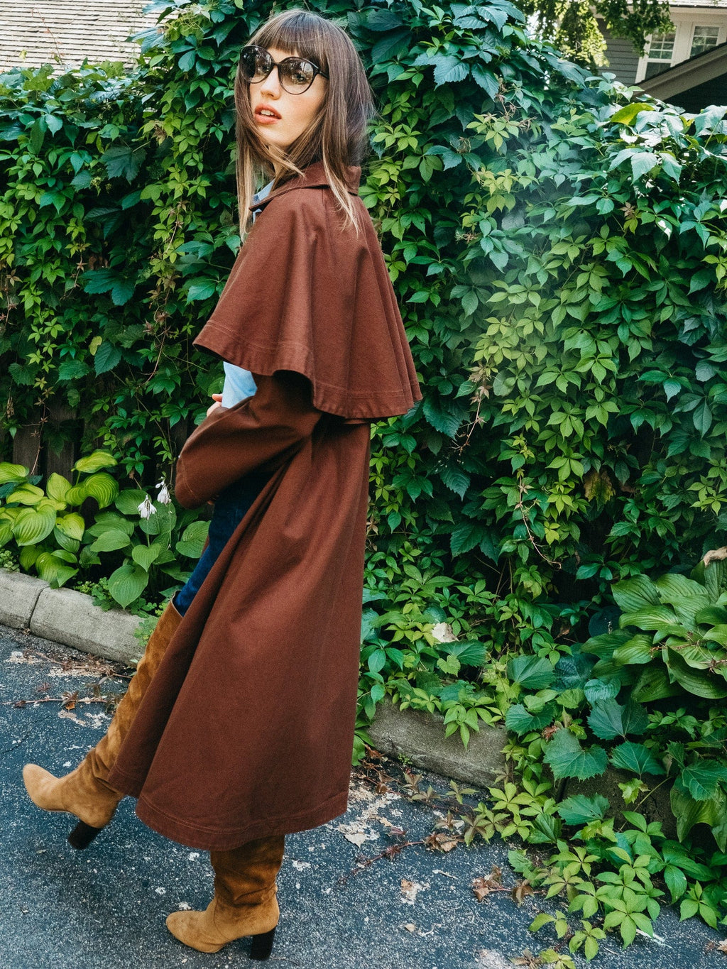 Alina Coat in Chocolate