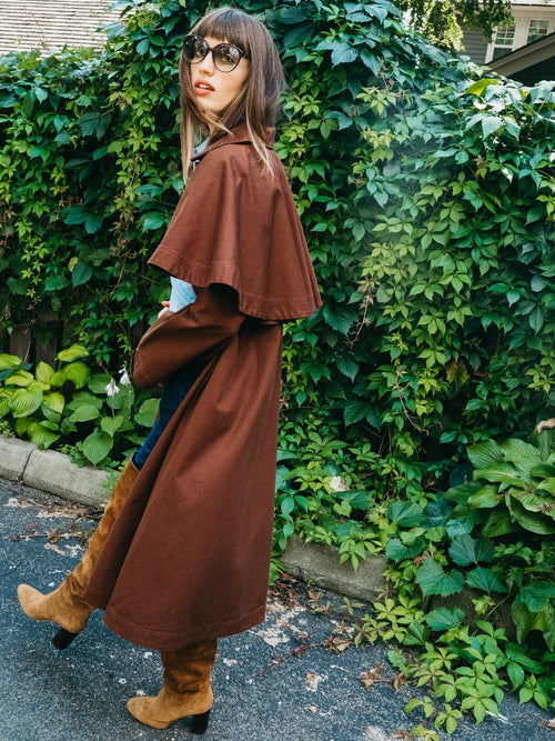 Alina Coat in Chocolate