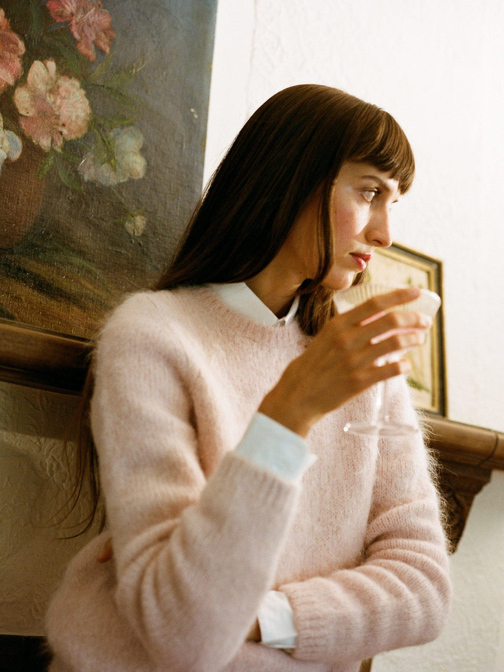 Aline Pullover in Rosewater