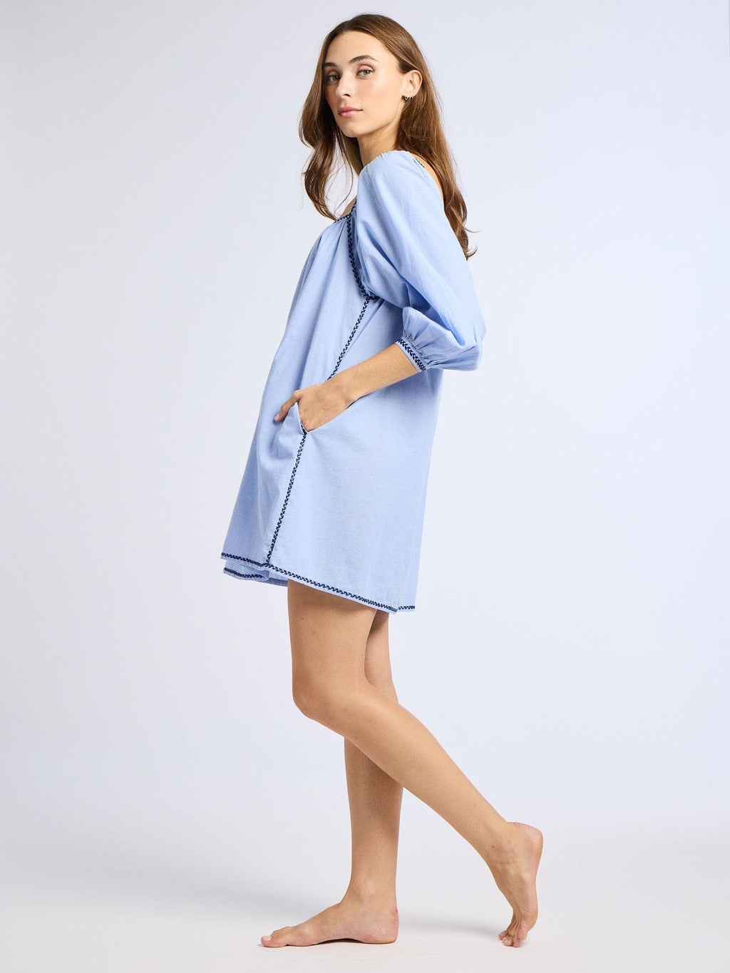 Alma Dress in Ciel