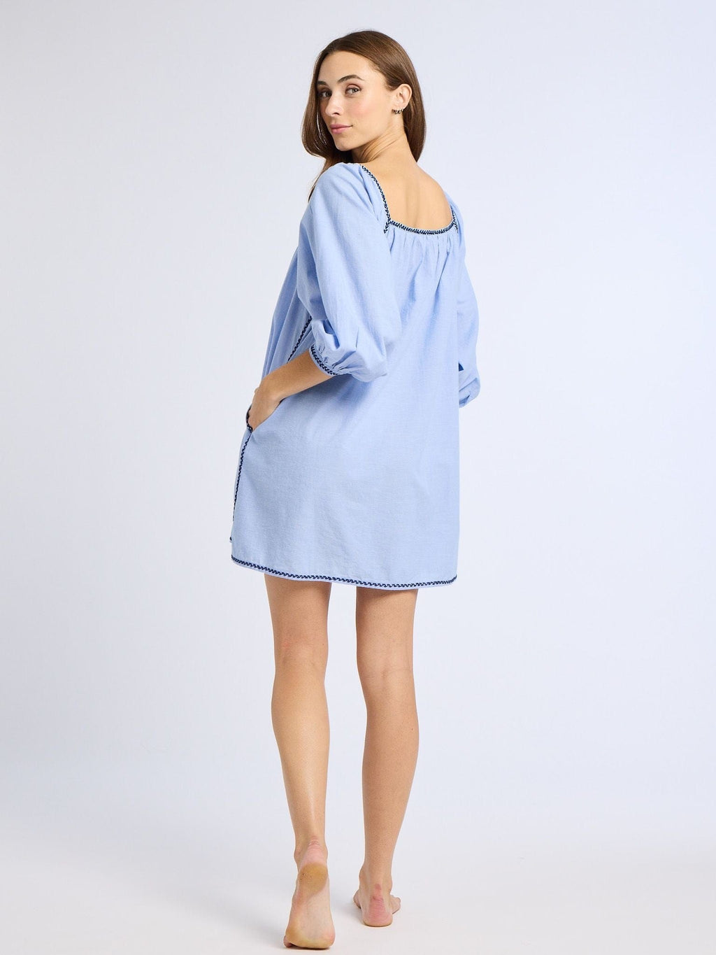Alma Dress in Ciel