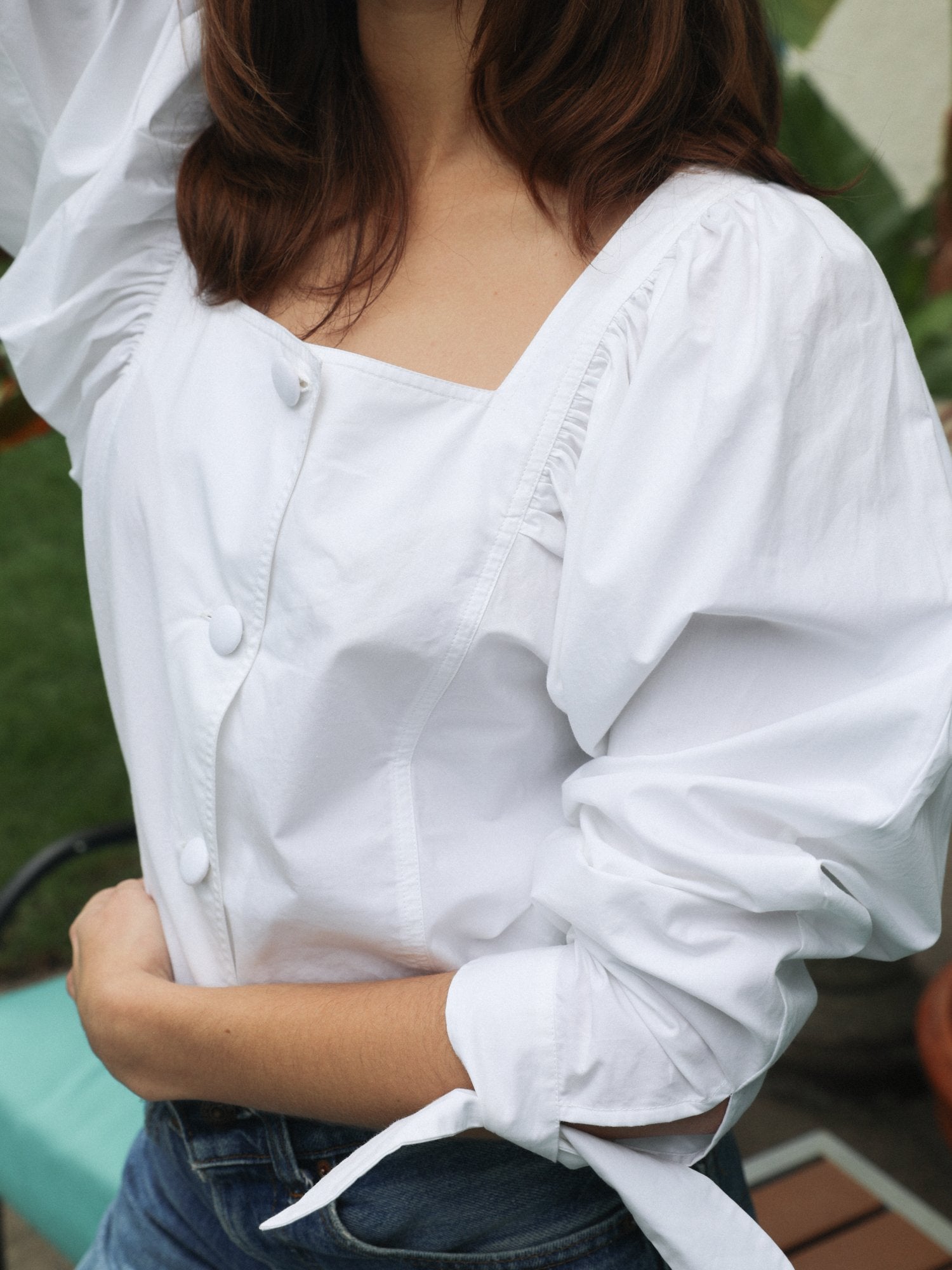Alma Top in White