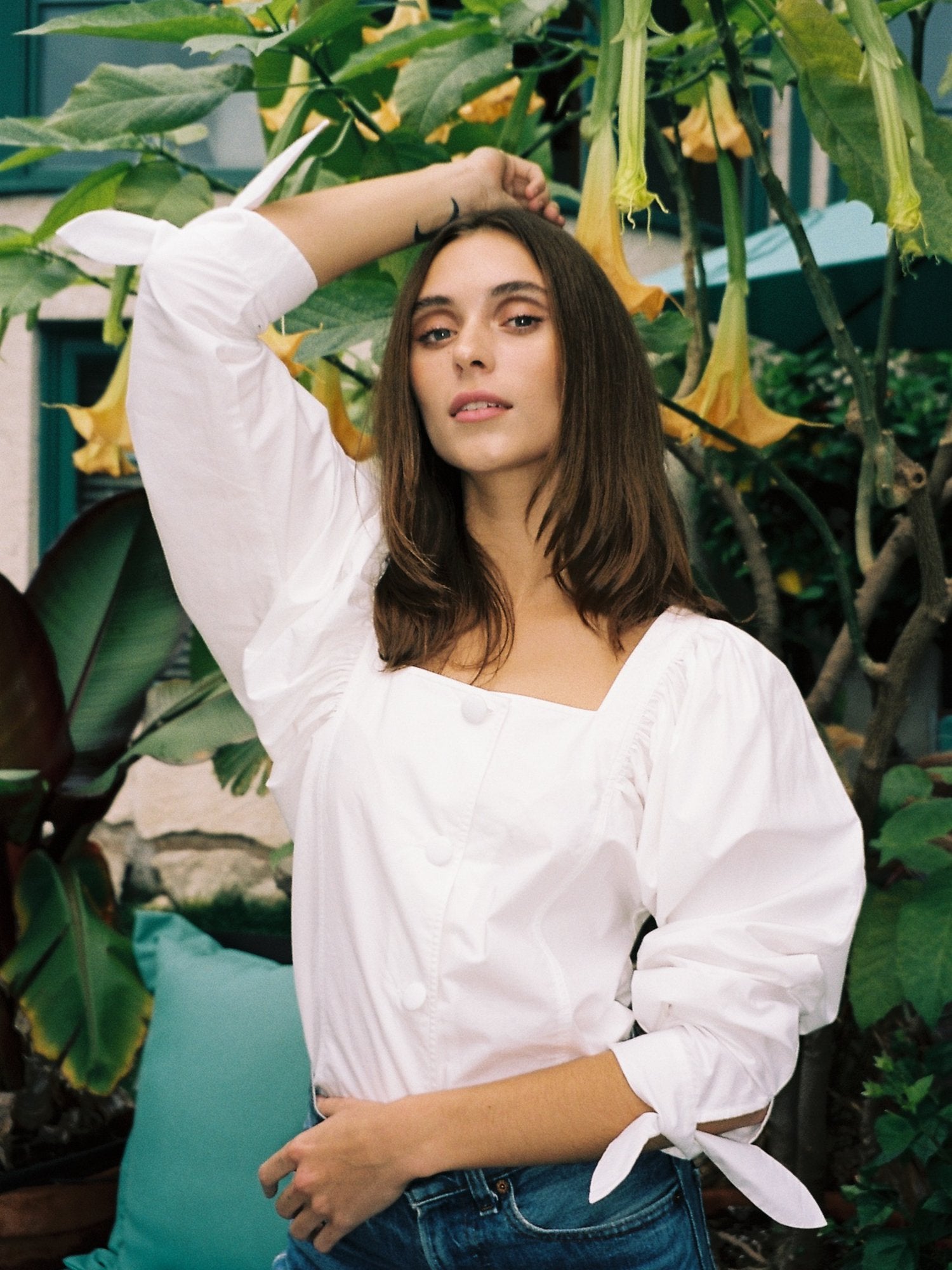 Alma Top in White