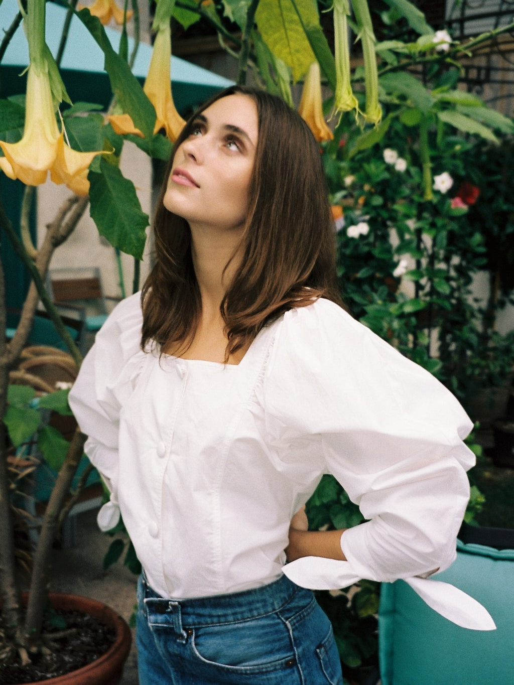 Alma Top in White
